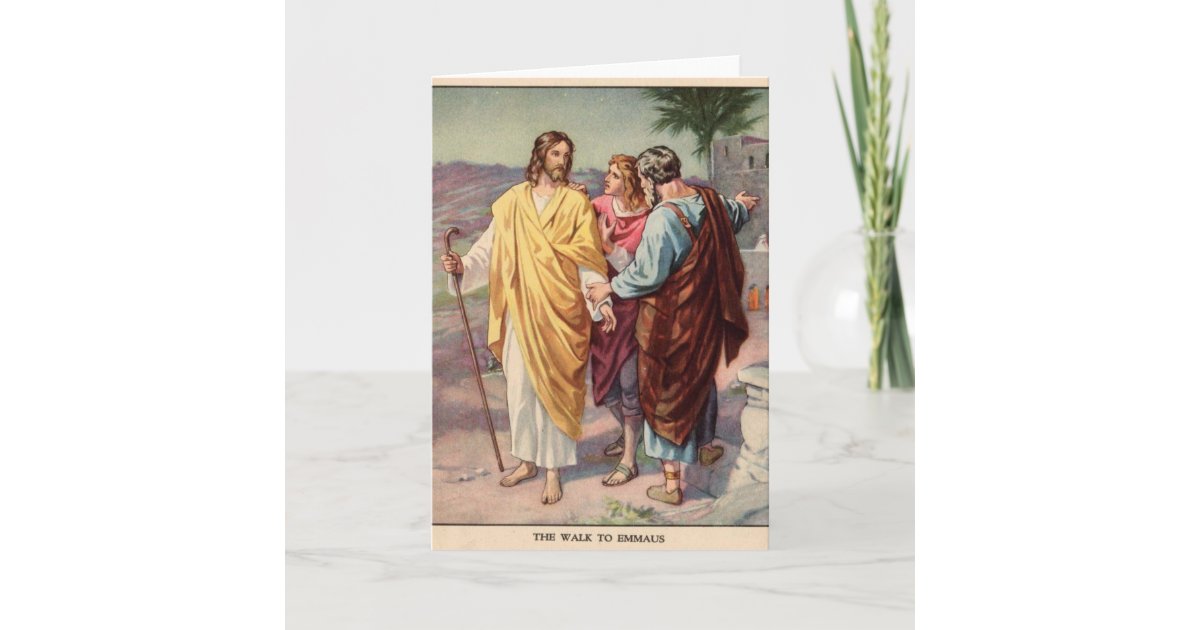 The walk to emmaus card