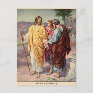 The walk to emmaus postcard