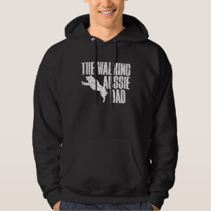 The Walking Aussie Dad Australian Shepherd Hoodie