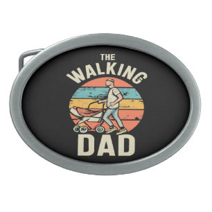 the walking dad belt buckle