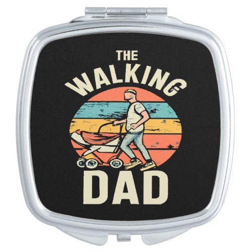 the walking dad compact mirror