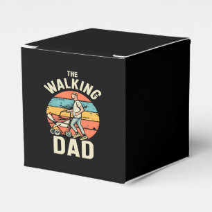the walking dad favor boxes