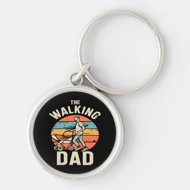 the walking dad keychain (Front)