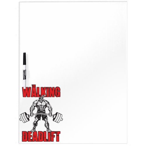 The Walking Deadlift _ Zombie Workout Dry_Erase Board