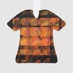 The Wall Abstract Geometric Fire Art Modern Ornament