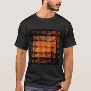The Wall Abstract Geometric Fire Art Modern T-Shirt