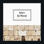 THE WALL Bat Bar Mitzvah Sign In Board<br><div class="desc">WELCOME! All my designs are ONE-OF-A-KIND original pieces of artwork designed by me! You can only find them here!  Need your hebrew names added to this invite? No problem,  just email me at Marlalove@hotmail.com</div>