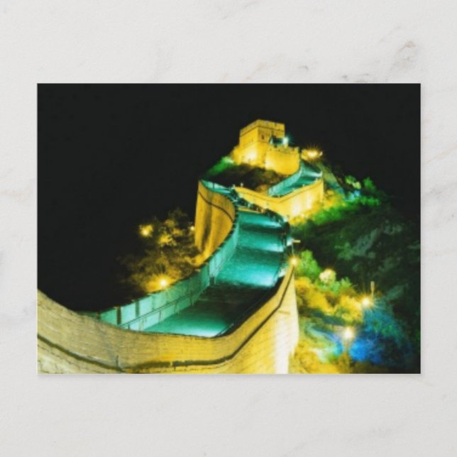 The Wall Of China Postcard (Front)