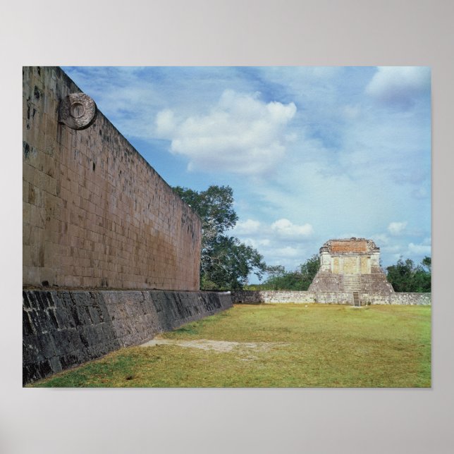 The wall of the Ball Court Poster (Front)