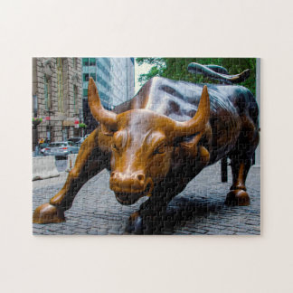 The Wall Street Bull New York. Jigsaw Puzzle