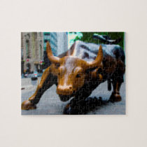 The Wall Street Bull New York. Jigsaw Puzzle