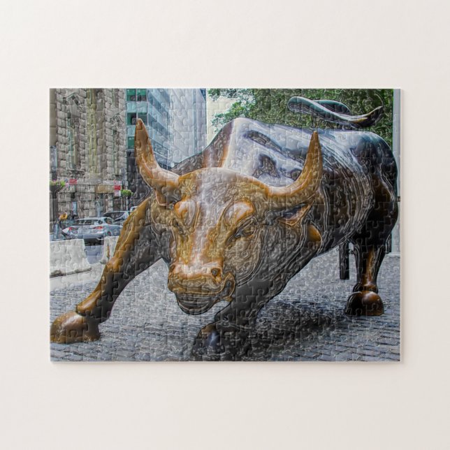 The Wall Street Bull New York. Jigsaw Puzzle (Horizontal)