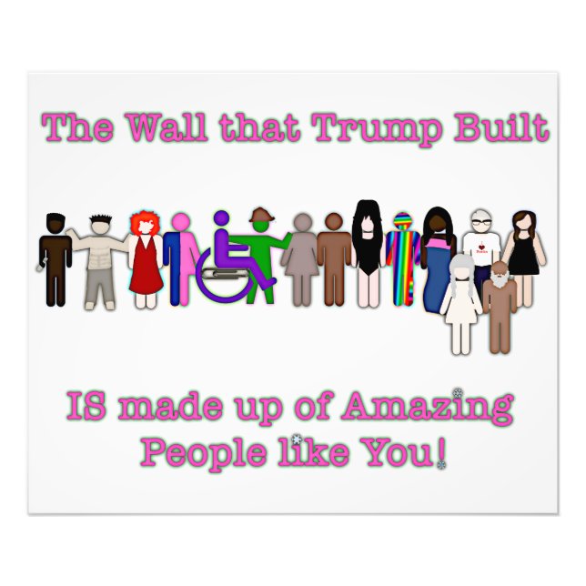 The Wall that Trump Built Photo Print (Front)