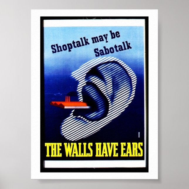 The Walls Have Ears Poster (Front)