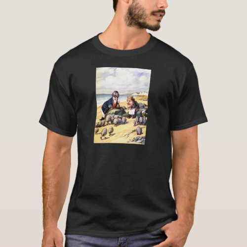 THE WALRUS AND THE CARPENTER IN WONDERLAND T_Shirt