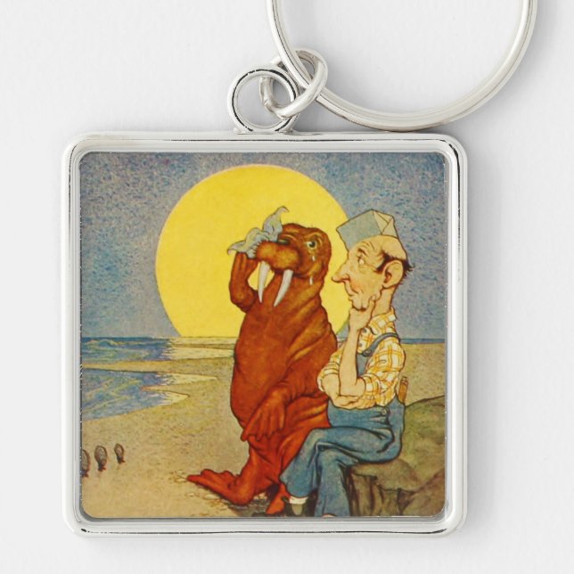 The Walrus and the Carpenter Keychain (Front)