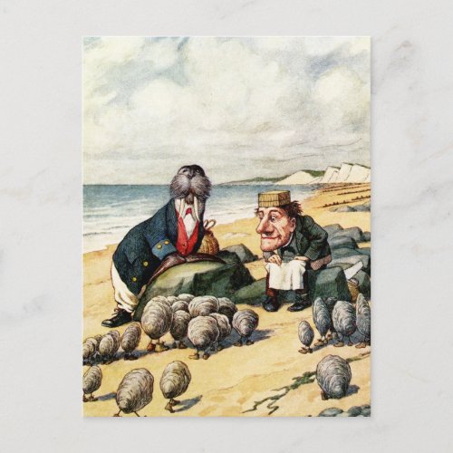 The Walrus and the Carpenter Postcard