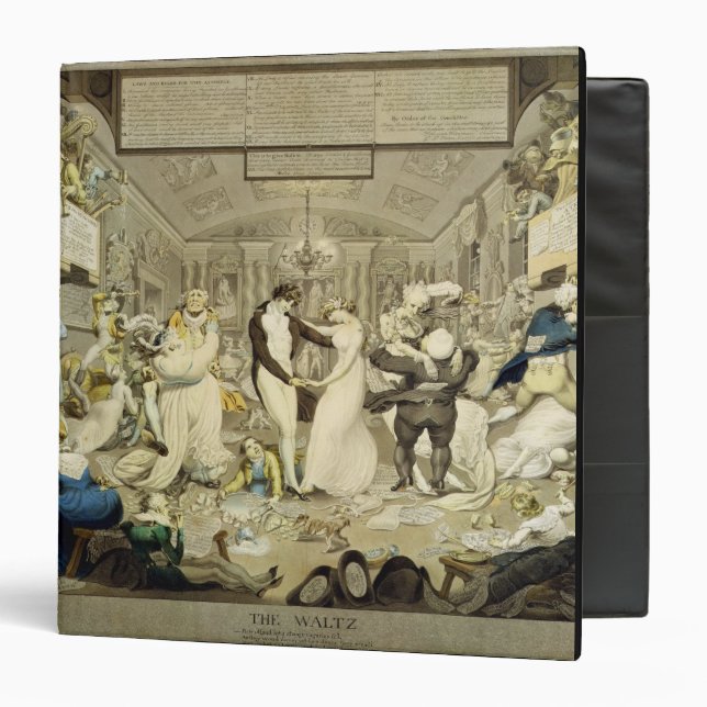 The Waltz (coloured engraving) Binder (Front/Inside)