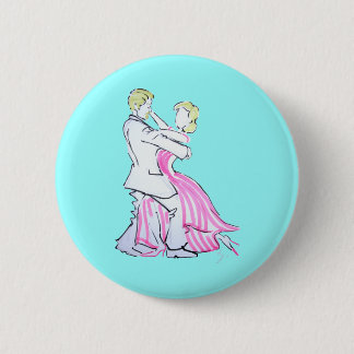 The Waltz Dancers Graphic design Pinback Button
