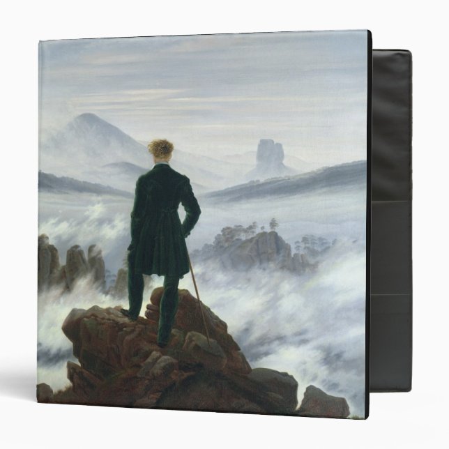 The Wanderer above the Sea of Fog, 1818 Binder (Front/Inside)