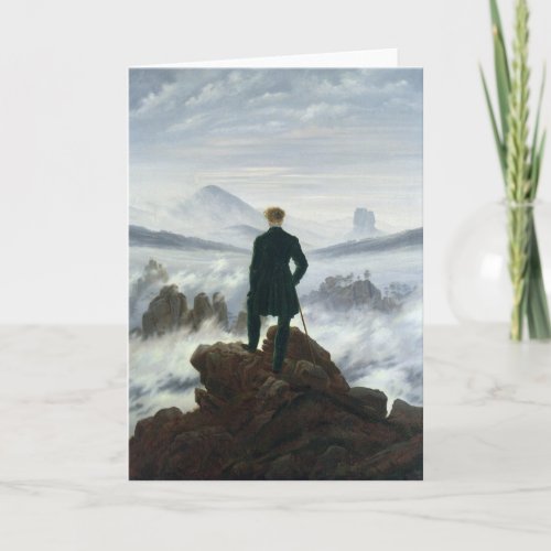 The Wanderer above the Sea of Fog 1818 Card