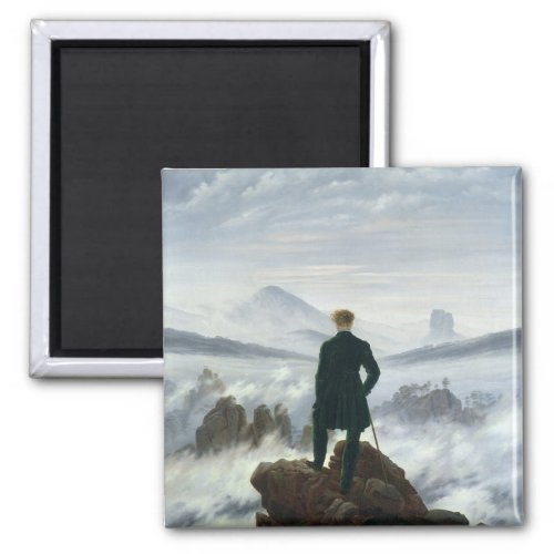 The Wanderer above the Sea of Fog 1818 Magnet