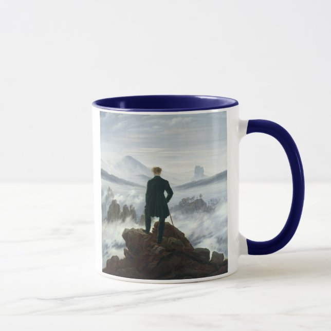 The Wanderer above the Sea of Fog, 1818 Mug (Right)