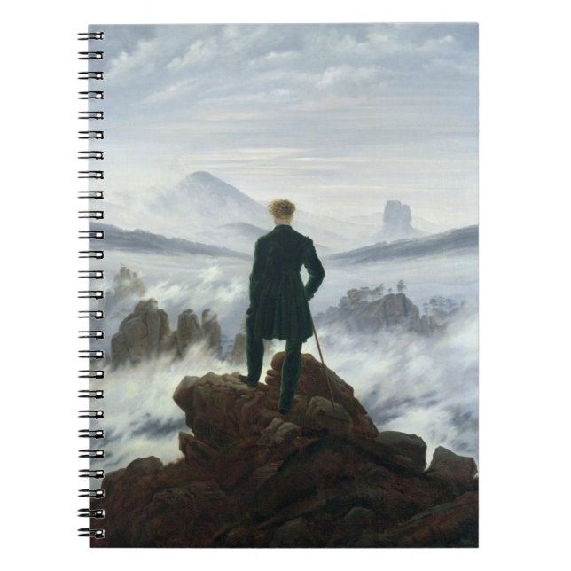 The Wanderer above the Sea of Fog, 1818 Notebook (Front)