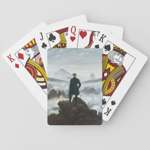 The Wanderer above the Sea of Fog 1818 Playing Cards