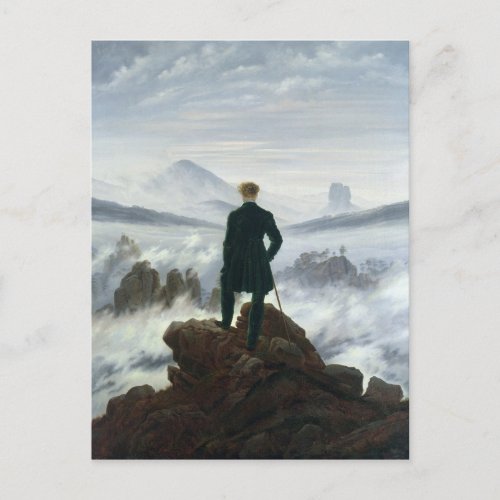 The Wanderer above the Sea of Fog 1818 Postcard