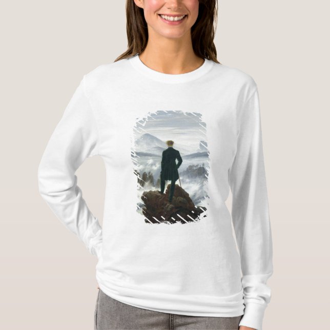 The Wanderer above the Sea of Fog, 1818 T-Shirt (Front)