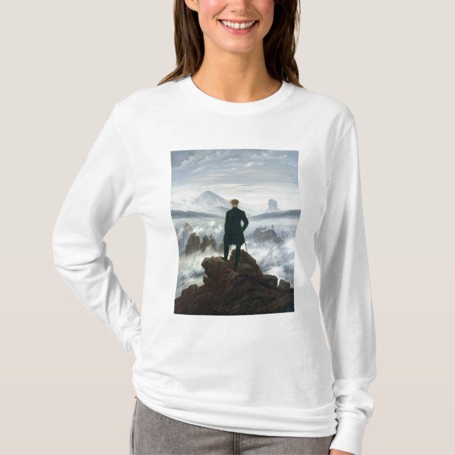 The Wanderer above the Sea of Fog, 1818 T-Shirt (Front)