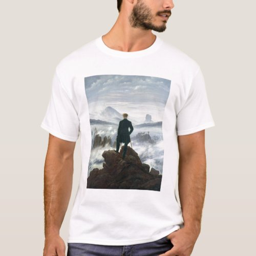 The Wanderer above the Sea of Fog 1818 T_Shirt