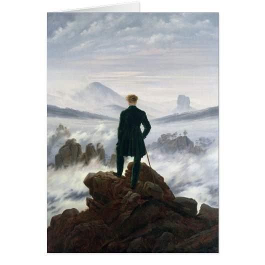 The Wanderer above the Sea of Fog Cards (Front)
