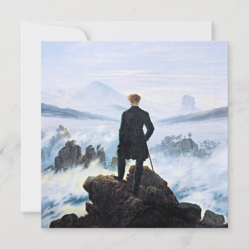 The Wanderer Above the Sea of Fog fine art Card