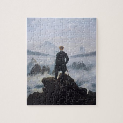 The wanderer above the sea of fog jigsaw puzzle