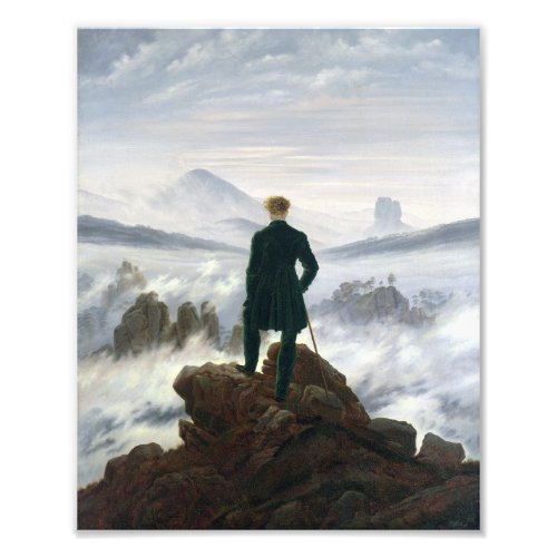 The Wanderer above the Sea of Fog Photo Print