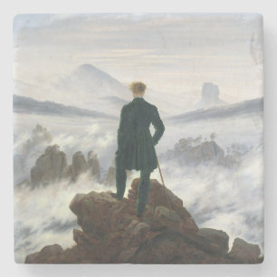 The Wanderer above the Sea of Fog Stone Coaster