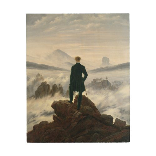 The Wanderer above the Sea of Fog Wood Wall Decor