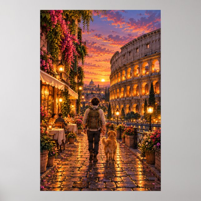 The Wanderer Rome Poster (Front)