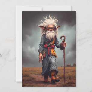 The Wandering Elf Wizard Invitation