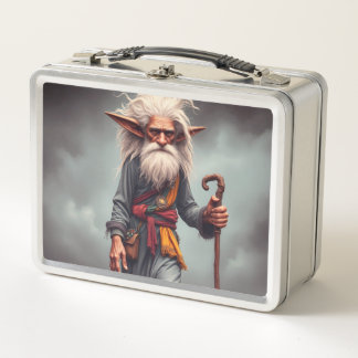 The Wandering Elf Wizard Metal Lunch Box