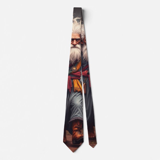The Wandering Elf Wizard Neck Tie (Front)