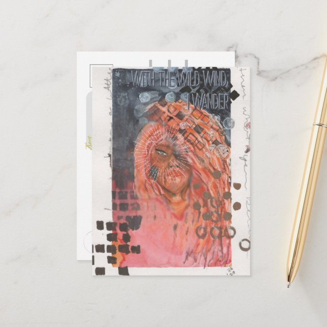 The Wandress Mixed-Media Poster Postcard (Front/Back In Situ)