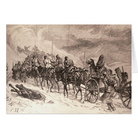 The War Between Servia and Bulgaria Cards (Front Horizontal)