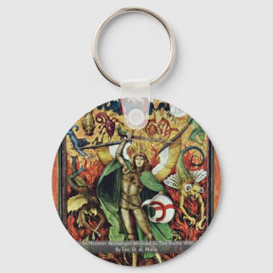 The War In Heaven Archangel Michael In The Battle Keychain