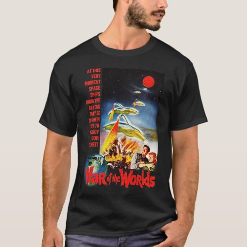 The War of the Worlds vintage scifi classic T_Shirt