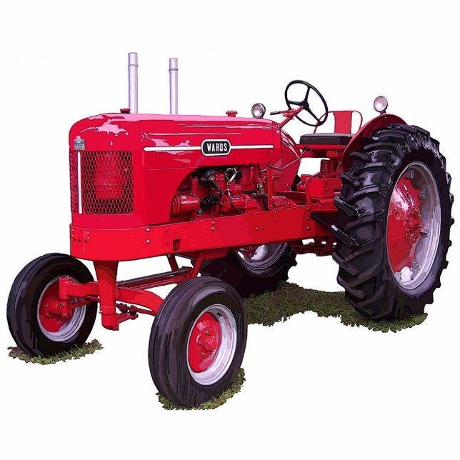 The Wards Tractor Statuette (Front)