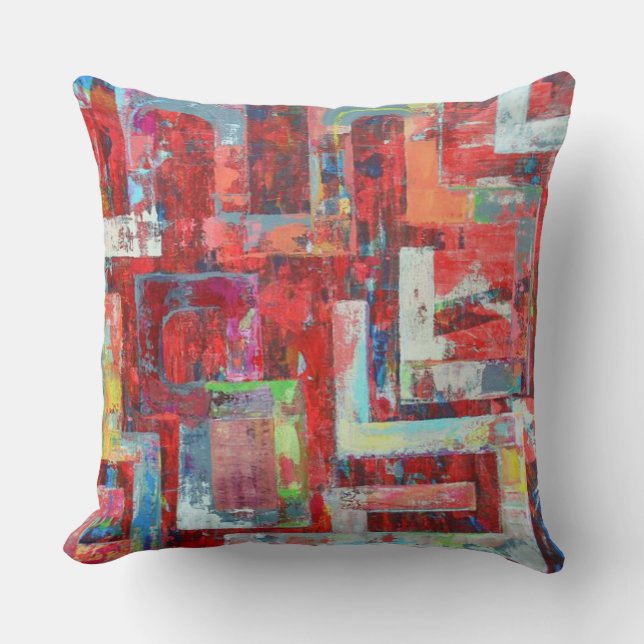 The Warehouse 20 x 20 Poly Throw Pillow (Front)