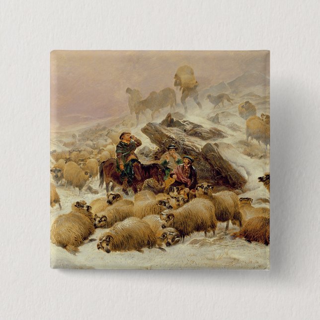 The Warmth of a Wee Dram Pinback Button (Front)